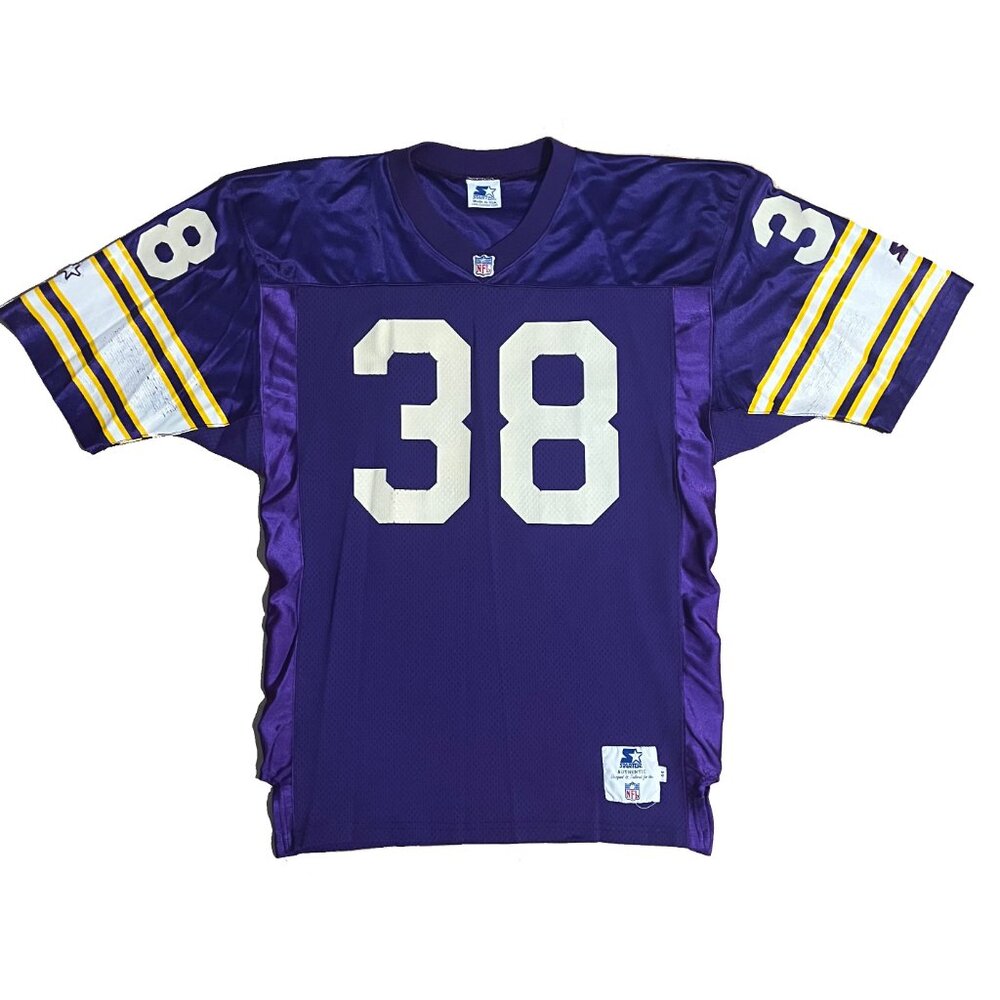 Vintage Starter Authentic Todd Scott Minnesota Vikings NFL Jersey Size 44